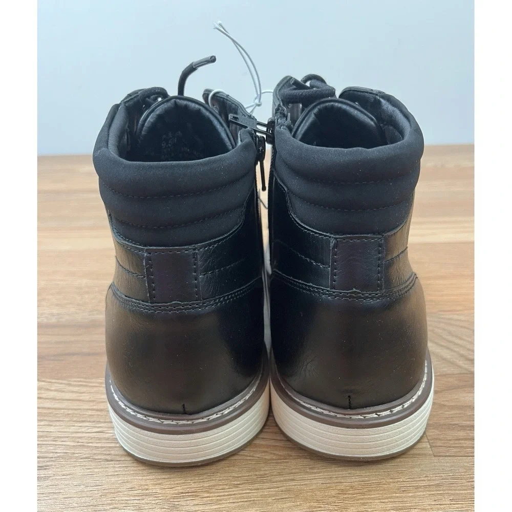 Steve Madden Jelen Chukka Ankle Boots Black Size‎ 9.5 Mens NEW